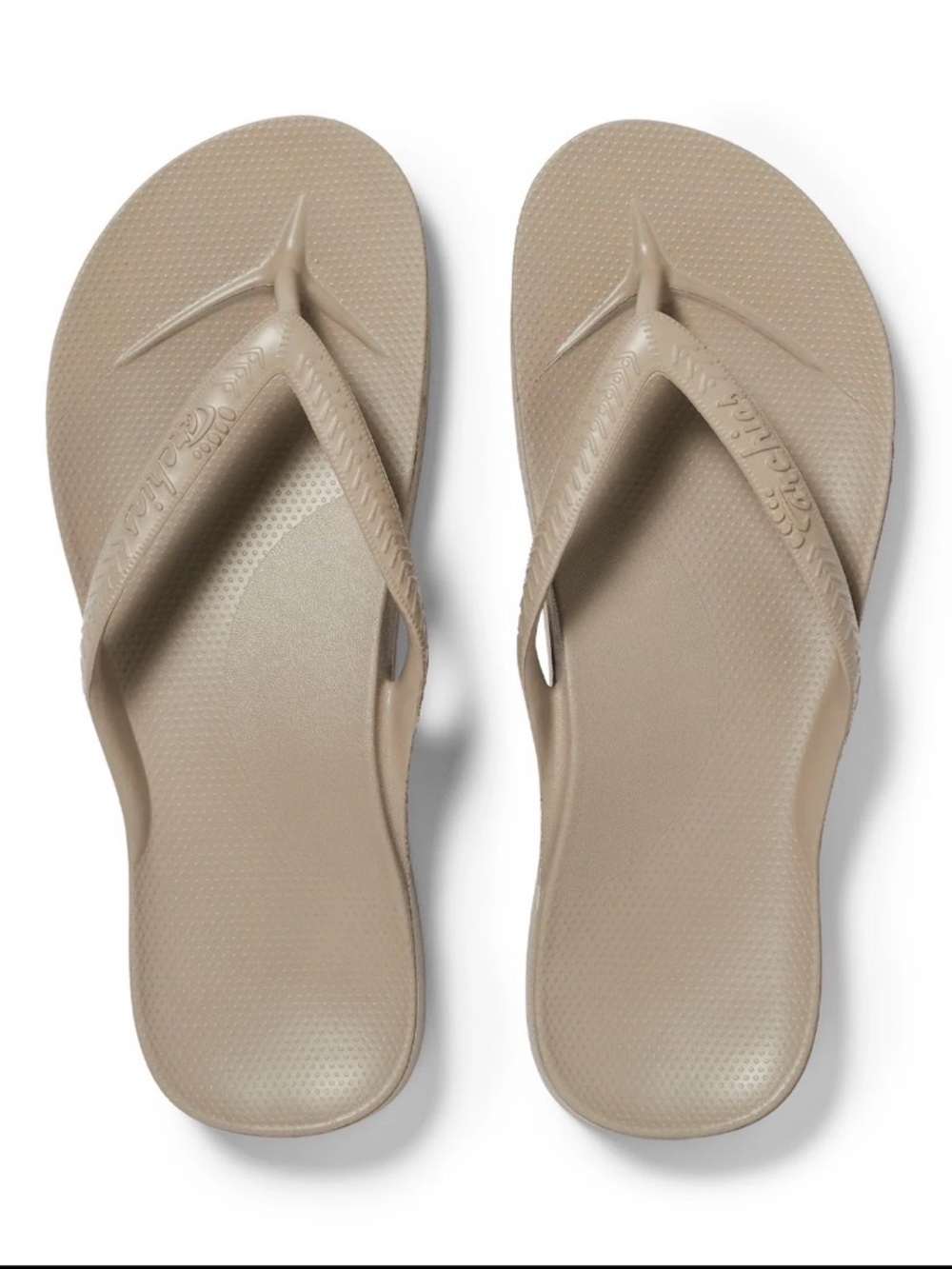 Women’s Beige Flip Flop Sandals - Lightweight Comfort